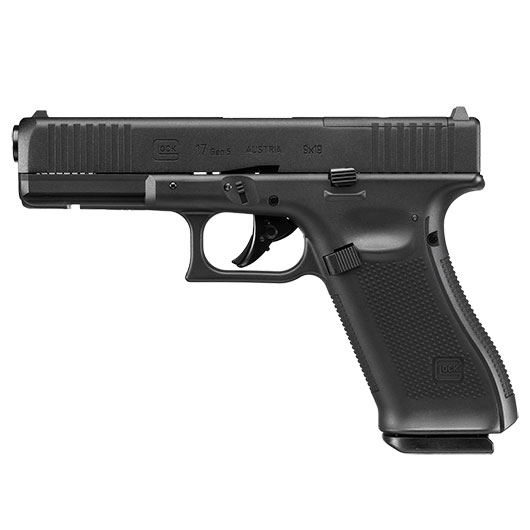 Glock 17 Gen5 MOS CO2-Luftpistole Blowback Kal. 4,5mm Stahl-BB Metallschlitten schwarz