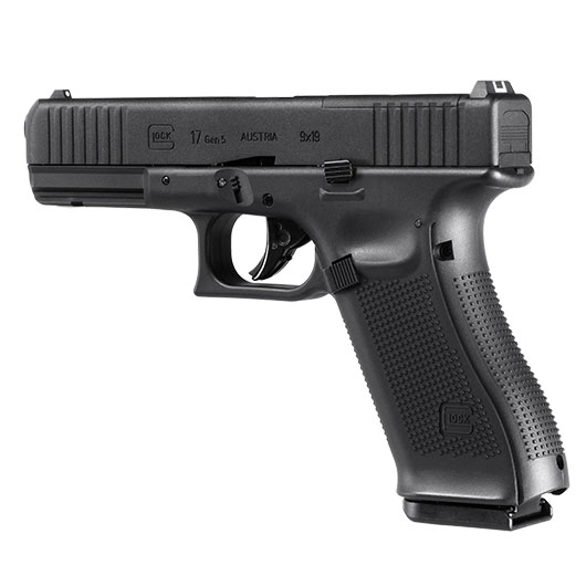 Glock 17 Gen5 MOS CO2-Luftpistole Blowback Kal. 4,5mm Stahl-BB Metallschlitten schwarz Bild 2