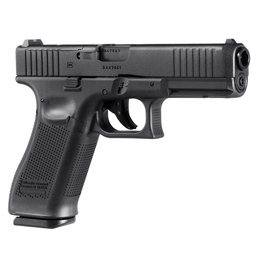 Glock 17 Gen5 MOS CO2-Luftpistole Blowback Kal. 4,5mm Stahl-BB Metallschlitten schwarz Bild 7