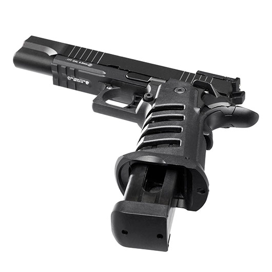 KLI Hi-Capa 5.1 Helios MK3 CO2 Luftpistole Kal. 4,5 mm BB Vollmetall Blowback schwarz Bild 5