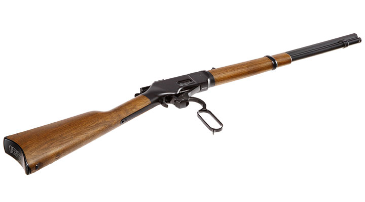 BARRA 1866 Classic Lever Action CO2 Unterhebelspanner Luftgewehr Kal. 4,5 mm Diabolo Holzoptik Bild 11