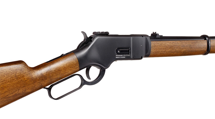 BARRA 1866 Classic Lever Action CO2 Unterhebelspanner Luftgewehr Kal. 4,5 mm Diabolo Holzoptik Bild 6