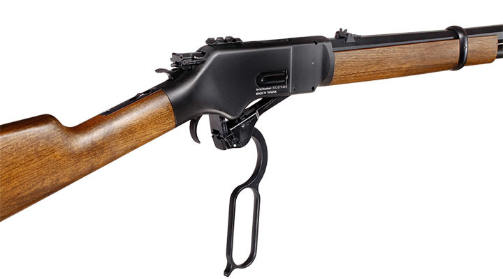 BARRA 1866 Classic Lever Action CO2 Unterhebelspanner Luftgewehr Kal. 4,5 mm Diabolo Holzoptik Bild 7