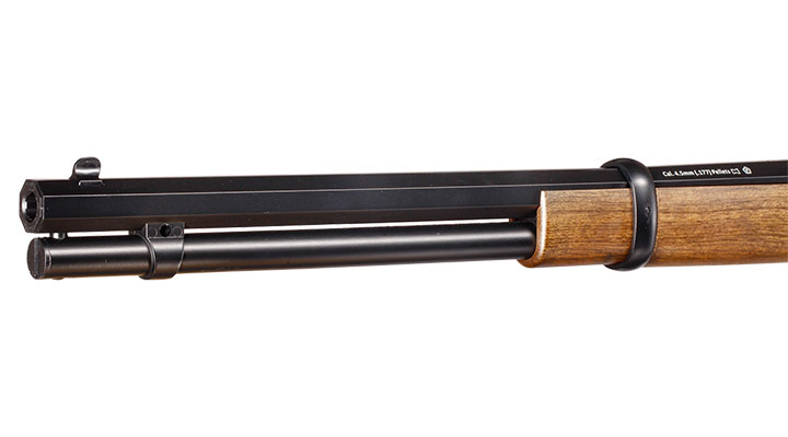BARRA 1866 Classic Lever Action CO2 Unterhebelspanner Luftgewehr Kal. 4,5 mm Diabolo Holzoptik Bild 8