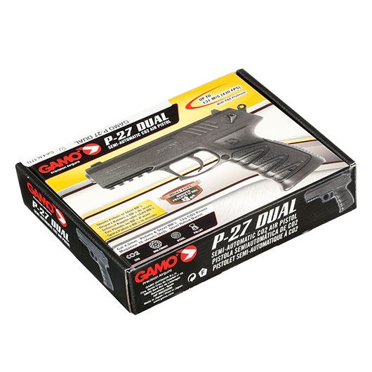 Gamo P-27 Dual CO2 Luftpistole Kal. 4,5mm Diabolo/BB schwarz Bild 10