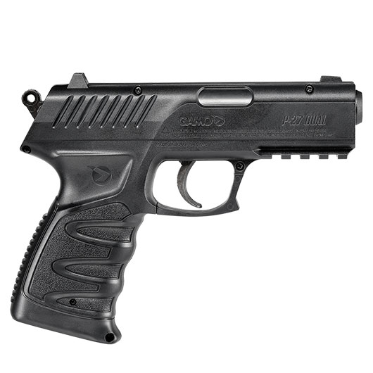 Gamo P-27 Dual CO2 Luftpistole Kal. 4,5mm Diabolo/BB schwarz Bild 3