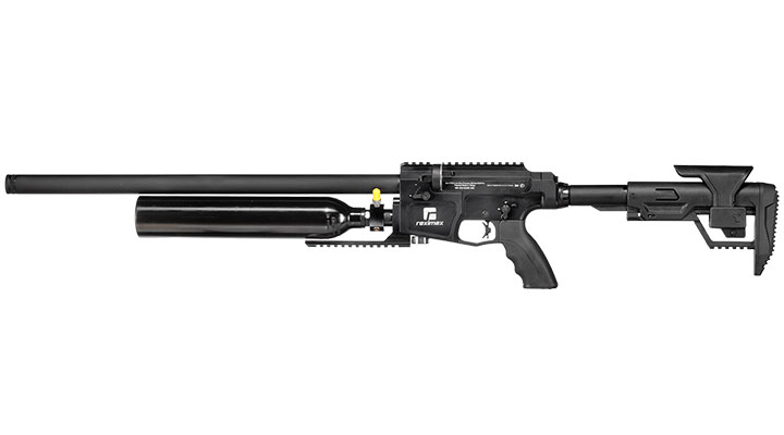 Reximex NYX Pressluftgewehr 4,5mm Diabolo schwarz inkl. 2 x 14-Schuss Magazin und Einzelschussadapter