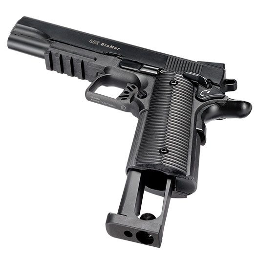 UX BlaMer CO2 Luftpistole Kal. 4,5 mm BB Blowback schwarz Bild 4
