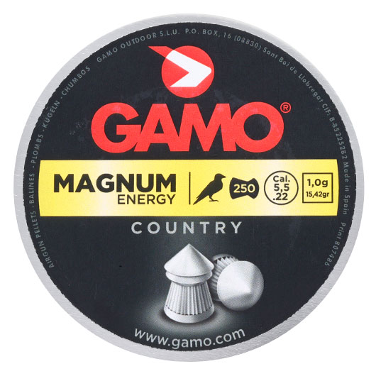 Gamo Spitzkopf Diabolos Magnum Energy Kal. 5,5mm 1,0g 250er Dose Bild 3