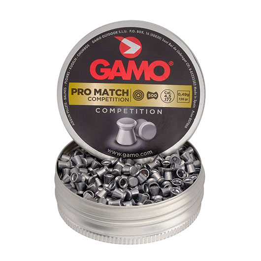 Gamo Flachkopf Diabolos Pro Match Competition Kal. 4,5mm 0,49g 500er Dose