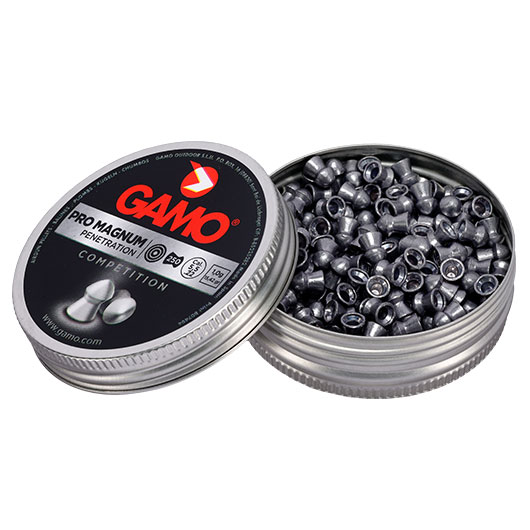 Gamo Pro Magnum Competion Rundkopf Diabolos Kal. 5,5mm 1,0g 250er Dose Bild 2