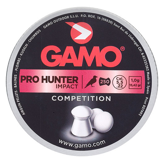 Gamo Rundkopf Diabolos Pro Hunter Impact Kal. 5,5mm 1,0g 250er Dose Bild 3
