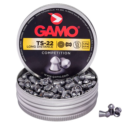 Gamo Rundkopf Diabolos TS-22 Long Distance Kal. 5,5mm 1,41g 200er Dose