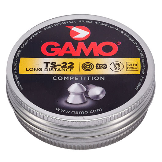 Gamo Rundkopf Diabolos TS-22 Long Distance Kal. 5,5mm 1,41g 200er Dose Bild 1