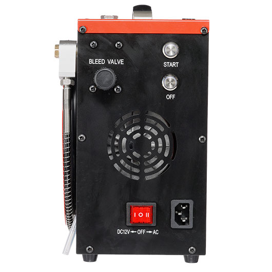 Gamo Kompressor fr Pressluftwaffen max. 320 bar 220V/12V rot inkl. Adapter Bild 7