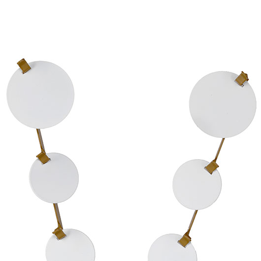 WoSport V-Shaped The Ladder Target mit 6 Zielen Metall Pendelspiel tan Bild 3