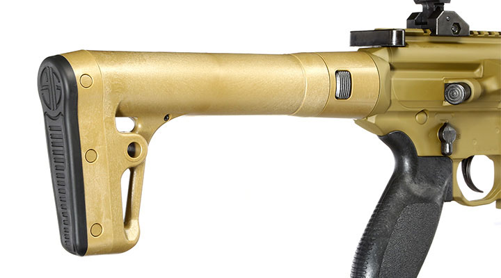 Sig Sauer MCX CO2 Luftgewehr Set 4,5 mm  mit 5 x 88 g CO2 Kartuschen, 3 Dosen Max Tactical Diabolos Kal. 4,5mm Farbe FDE Bild 5