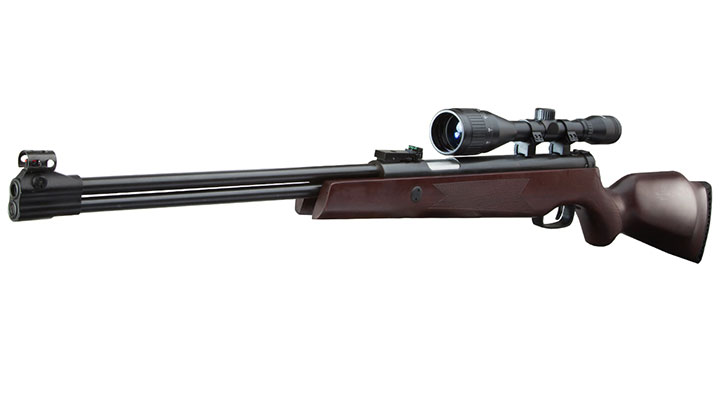 Hmmerli Hunter Force 900 Combo Set Luftgewehr 4,5 mm + 6x40 Zielfernrohr + Diabolos + Kugelfang + Zielscheiben Bild 1
