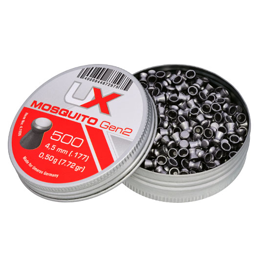 UX Flachkopf Diabolos Mosquito Gen2 Kal. 4,5mm 0,50g 500er Dose Bild 2