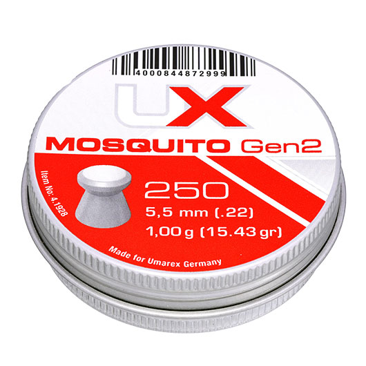 UX Flachkopf Diabolos Mosquito Gen2 Kal. 5,5mm 1,0g 250er Dose Bild 1