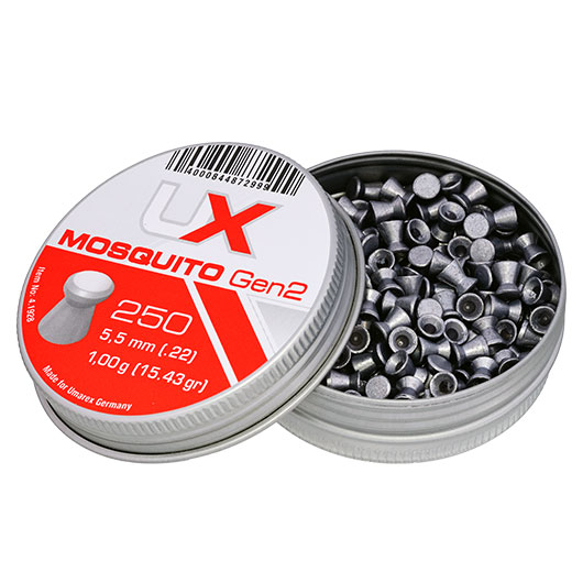UX Flachkopf Diabolos Mosquito Gen2 Kal. 5,5mm 1,0g 250er Dose Bild 2