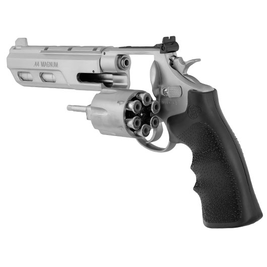Smith & Wesson 629 Competitor 6 Zoll Vollmetall CO2 Revolver 4,5mm Diabolo silber/schwarz Bild 3
