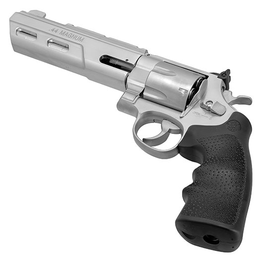 Smith & Wesson 629 Competitor 6 Zoll Vollmetall CO2 Revolver 4,5mm Diabolo silber/schwarz Bild 6