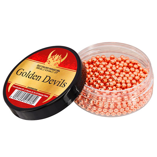 Golden Devils Stahl-Rundkugeln Kal. 4,5mm 500er Dose Bild 2