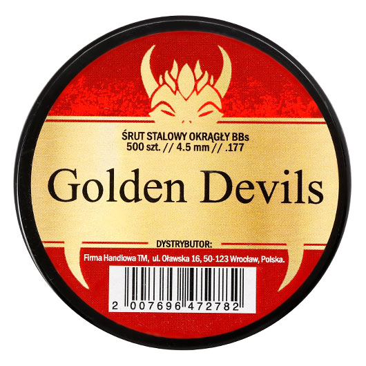 Golden Devils Stahl-Rundkugeln Kal. 4,5mm 500er Dose Bild 3