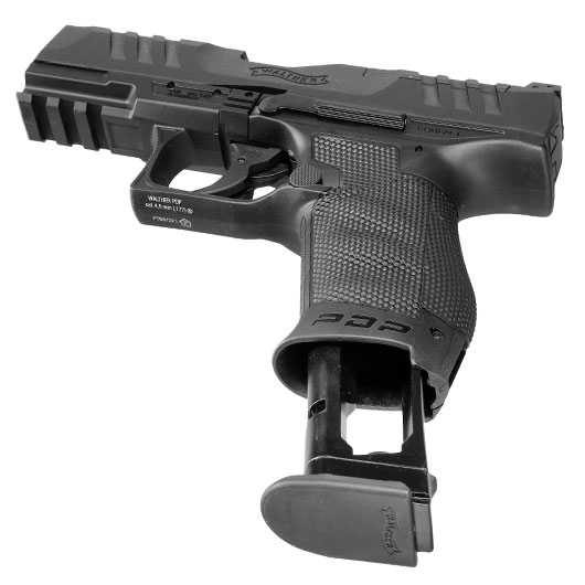 Walther PDP Compact 4 CO2 Luftpistole 4,5mm - Blowback, Metallschlitten, schwarz - jetzt kaufen Bild 4