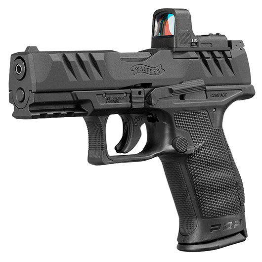 Walther PDP Compact 4 Set CO2 Luftpistole Kal. 4,5mm BB Blowback Metallschlitten schwarz inkl. RDS 8 Leuchtpunktzielgert Bild 1