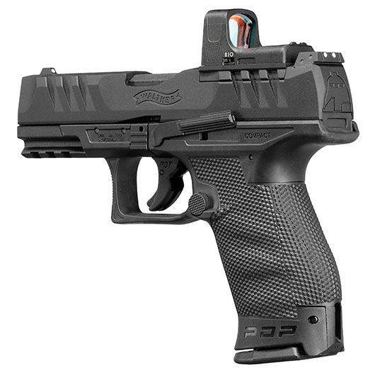 Walther PDP Compact 4 Set CO2 Luftpistole Kal. 4,5mm BB Blowback Metallschlitten schwarz inkl. RDS 8 Leuchtpunktzielgert Bild 2