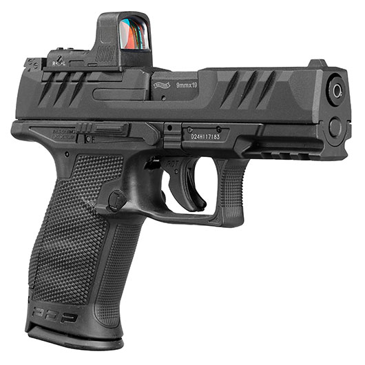 Walther PDP Compact 4 Set CO2 Luftpistole Kal. 4,5mm BB Blowback Metallschlitten schwarz inkl. RDS 8 Leuchtpunktzielgert Bild 6