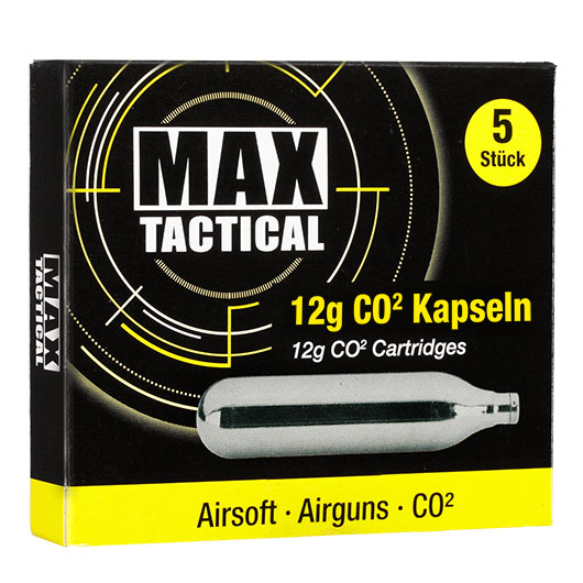 Max Tactical CO2-Kapseln 5 Stck je 12g Bild 6
