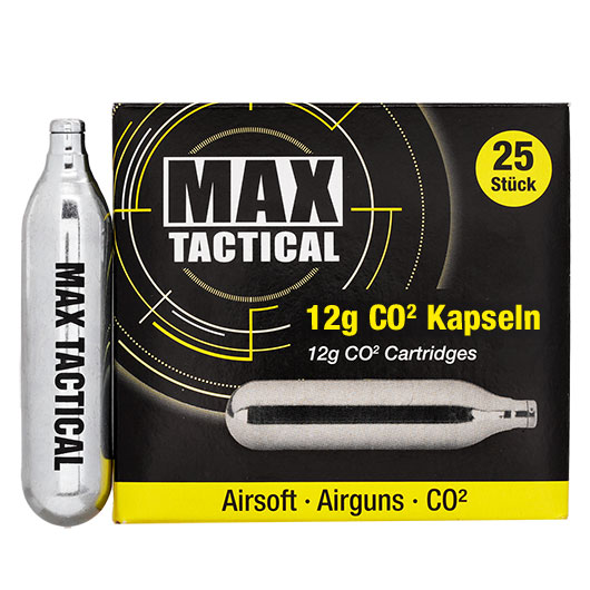 Max Tactical CO2-Kapseln 25 Stck je 12g Bild 2
