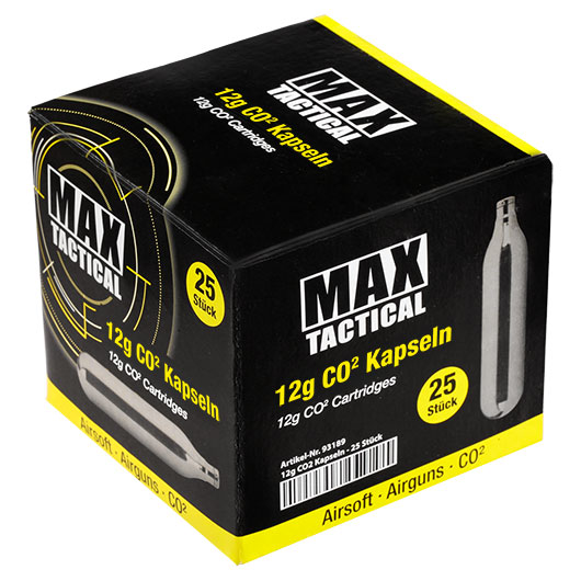 Max Tactical CO2-Kapseln 25 Stck je 12g Bild 3