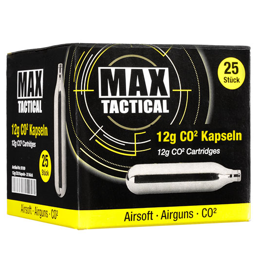 Max Tactical CO2-Kapseln 25 Stck je 12g Bild 6