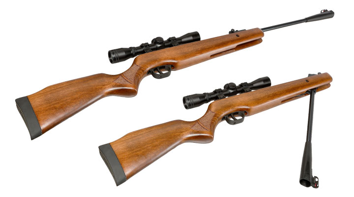 Tell Modell 400 Luftgewehr Kal. 4,5mm Diabolo super SparSet inkl. Hubertus Zielfernrohr 4 x 32 cm, Montageringe 11 - 14 mm & Bild 11