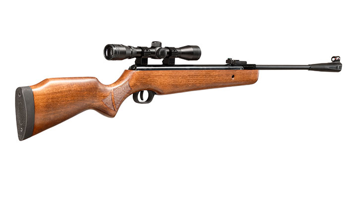 Tell Modell 400 Luftgewehr Kal. 4,5mm Diabolo super SparSet inkl. Hubertus Zielfernrohr 4 x 32 cm, Montageringe 11 - 14 mm & Bild 5
