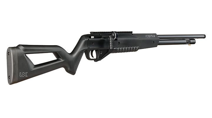 Umarex Iconix Pressluftgewehr Kal. 4,5mm Diabolo schwarz inkl. 2 x 10-Schuss Magazine Bild 5