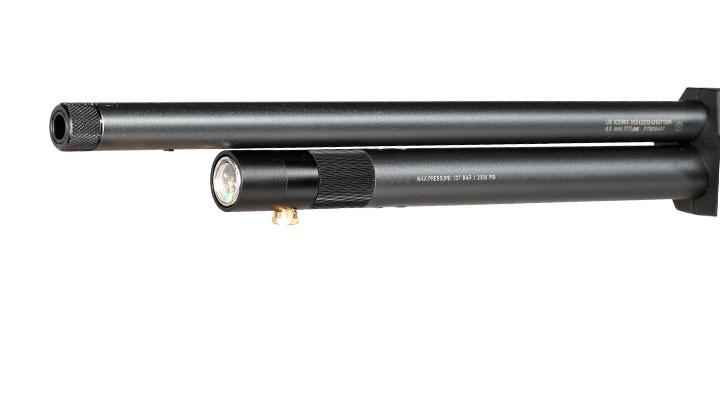 Umarex Iconix Pressluftgewehr Kal. 4,5mm Diabolo schwarz inkl. 2 x 10-Schuss Magazine Bild 6