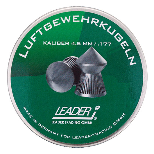 Leader Spitzkopf Diabolos Kal. 4,5mm 0,49g 500er Dose Bild 3