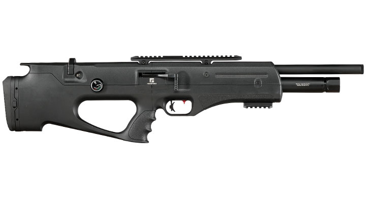 Reximex Apex Pressluftgewehr PCP Kal. 4,5mm Diabolo schwarz inkl. 2 x 14-Schuss Magazin und Flladapter Bild 4