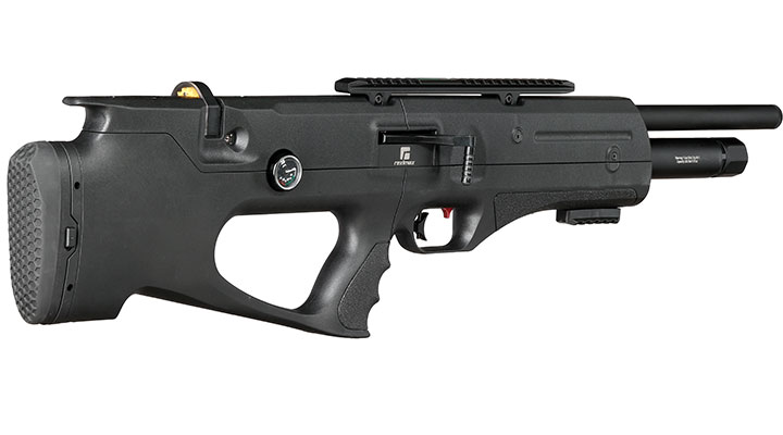 Reximex Apex Pressluftgewehr PCP Kal. 4,5mm Diabolo schwarz inkl. 2 x 14-Schuss Magazin und Flladapter Bild 5