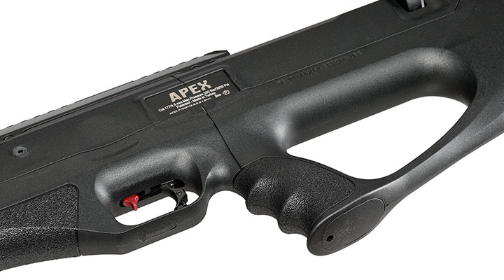 Reximex Apex Pressluftgewehr PCP Kal. 4,5mm Diabolo schwarz inkl. 2 x 14-Schuss Magazin und Flladapter Bild 7