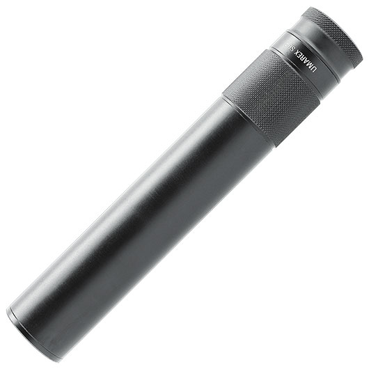 Umarex Schalldmpfer SD4 mit 14mm CCW & 1/2 x 20 UNF Gewinde fr Druckluftwaffen bis Kal. 6,35mm Bild 1