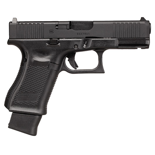 Glock 19 Gen5 MOS CO2 Luftpistole Kal. 4,5mm BB Blowback Metallschlitten schwarz inkl. Adapterplatten Bild 3