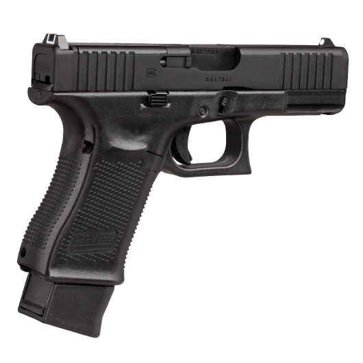 Glock 19 Gen5 MOS CO2 Luftpistole Kal. 4,5mm BB Blowback Metallschlitten schwarz inkl. Adapterplatten Bild 8