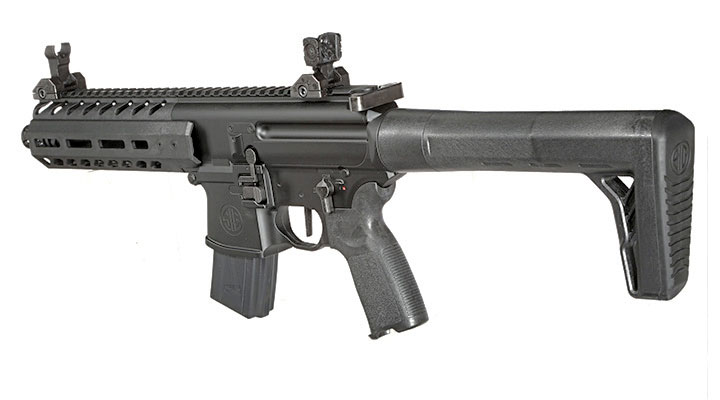 Sig Sauer MPX CO2 Luftgewehr Set 4,5 mm mit 5 x 88 g CO2 Kapseln, 2 Dosen Max Tactical Diabolos Kal. 4,5mm Bild 8