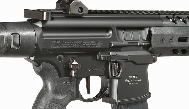 Sig Sauer MPX CO2 Gen.2 Luftgewehr Set 4,5 mm mit 5 x 88 g CO2 Kapseln, 1000 Max Tactical Diabolos Kal. 4,5mm Bild 2